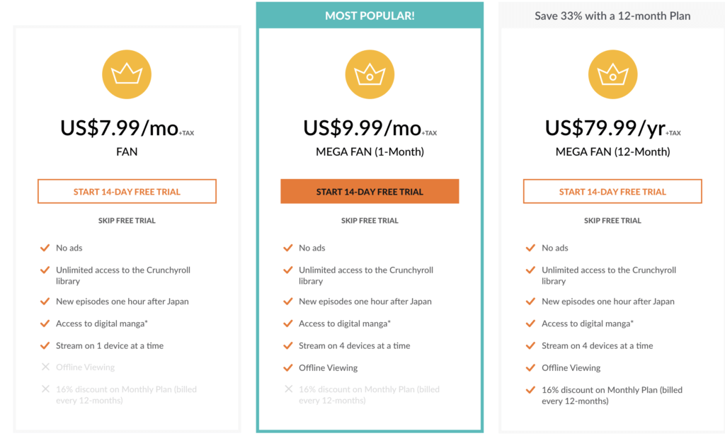 Selling - 💎 Verified & Professional  Cheap Legit Crunchyroll Premium  Services 🏆 - EpicNPC