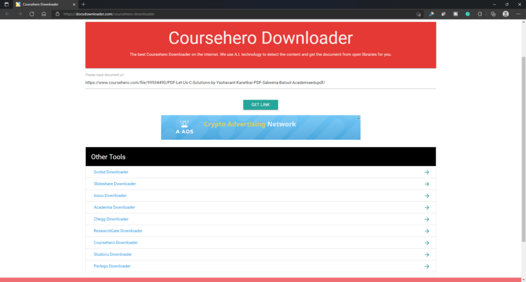 Course Hero Downloader: [Download Files Without Login] 