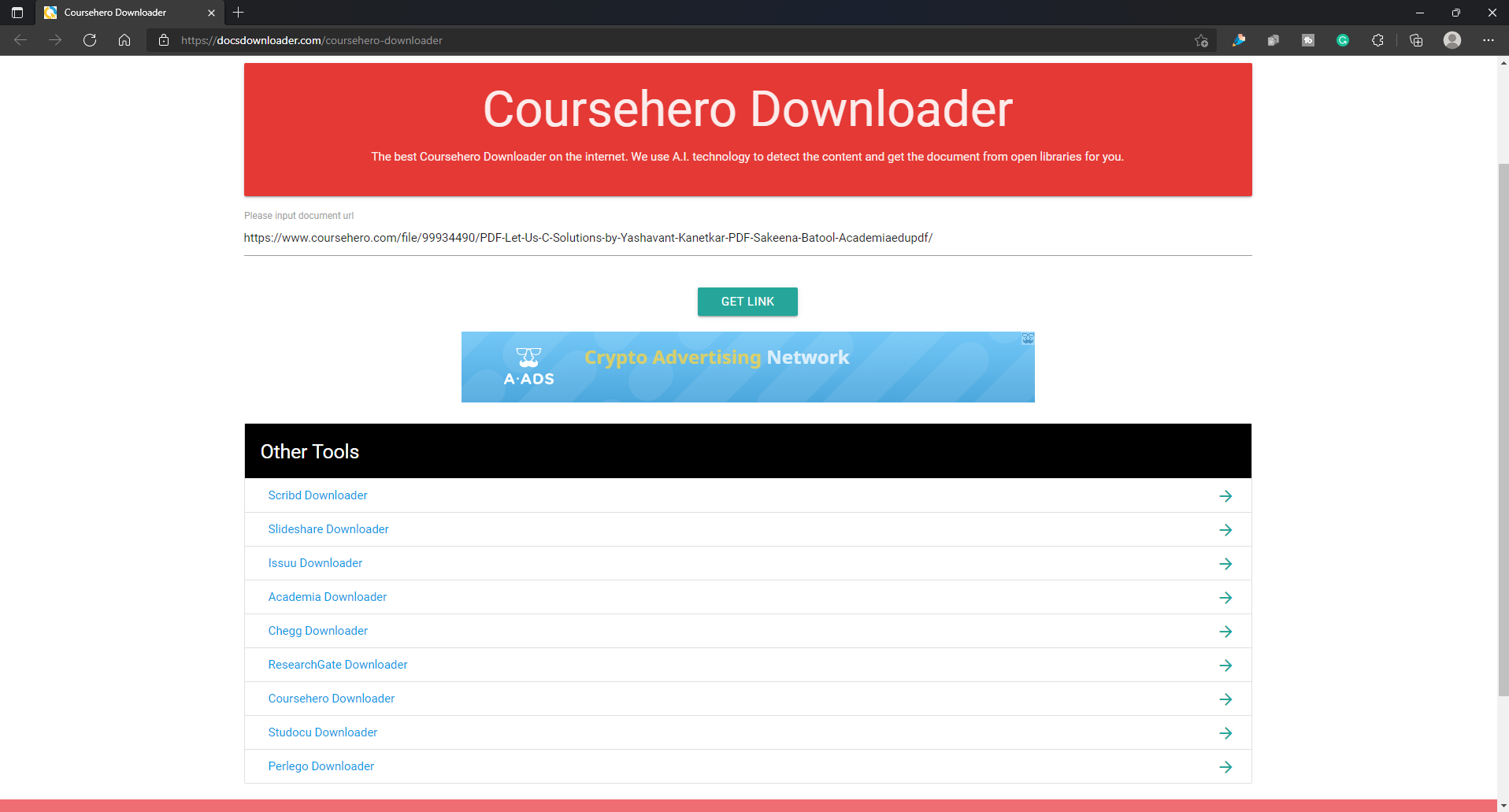 Course Hero Downloader Download Files Without Login [100 Working]