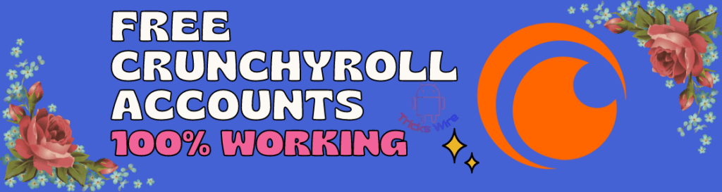 free Crunchyroll accounts