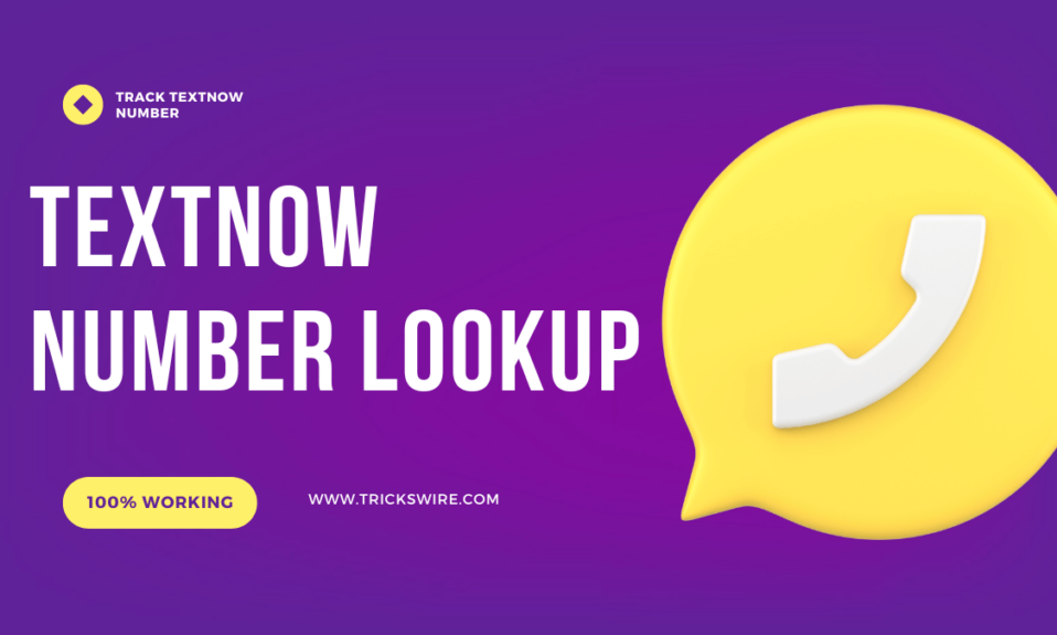TextNow Number Lookup
